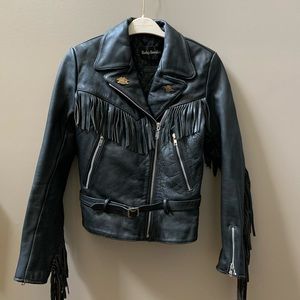 ❌sold❌HARLEY DAVIDSON Leather Fringe Jacket